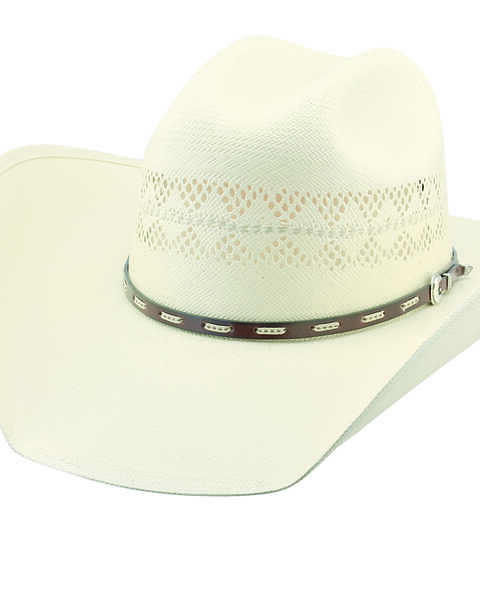 Image #1 - Larry Mahan Buckhorn 10X Straw Cowboy Hat, Ivory, hi-res