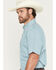Image #2 - Wrangler Riata Men's Assorted Plaid Print Short Sleeve Button-Down Western Shirt, Multi, hi-res