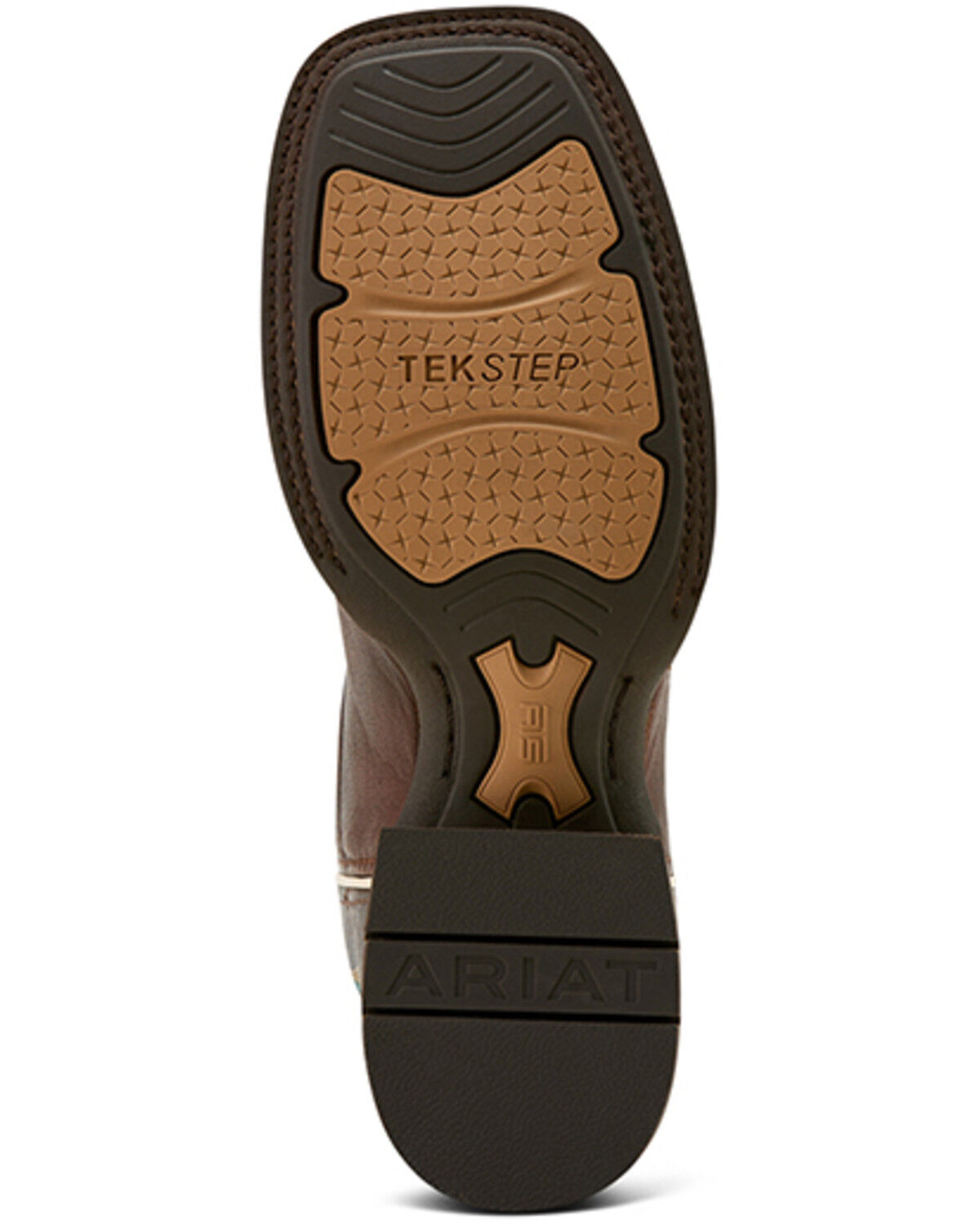Image #5 - Ariat Women's Showdown Western Boots - Broad Square Toe, Brown, hi-res
