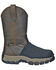 Image #2 - Hoss Men's 11" Recon Waterproof Metguard Wellington Work Boots - Composite Toe, Brown, hi-res
