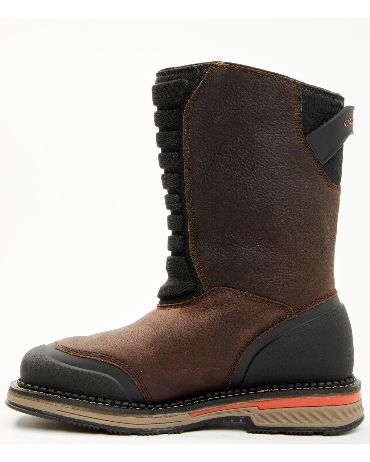Image #3 - Cody James Men's Pull-On Insulated Work Boots - Composite Toe, Brown, hi-res