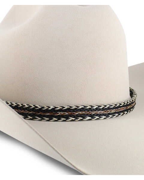 Image #1 - Colorado Horsehair Double Tassel Braided Hat Band, No Color, hi-res