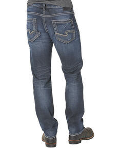 Silver Men's Eddie Relaxed Fit Tapered Leg Jeans , Indigo, hi-res