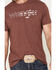 Image #3 - Wrangler Men's Stars and Stripes Short Sleeve Graphic T-Shirt, Red, hi-res