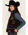 Image #2 - Shyanne Women's Printed Sherpa Vest, Chocolate, hi-res