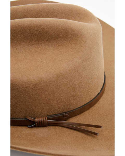 Image #2 - Justin Fawn Townes 6X Felt Cowboy Hat , Taupe, hi-res