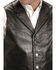 Image #2 - Roper Men's Nappa Notched Collar Leather Vest, Brown, hi-res