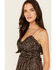 Image #2 - Originality Women's Leopard Print Ruffle Lace Top, Tan, hi-res