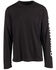 Image #2 - Browning Men's Solid Logan Logo Graphic Lightweight Long Sleeve T-Shirt, Black, hi-res