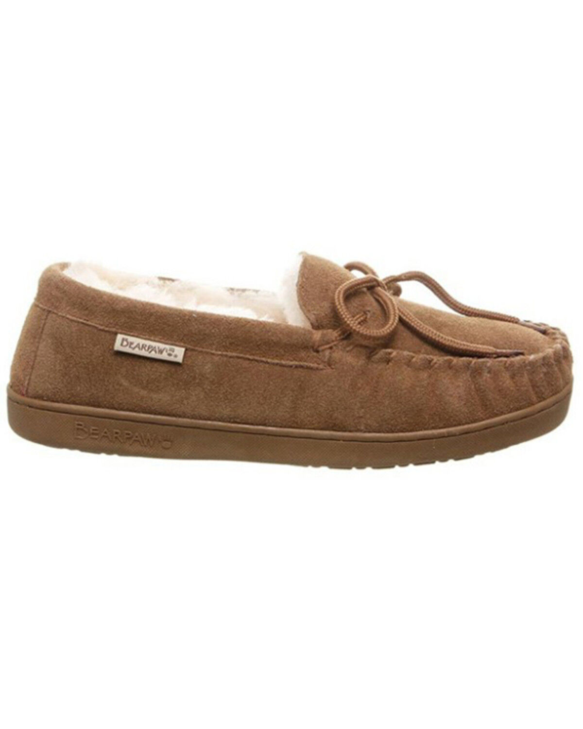 Image #2 - Bearpaw Men's Moc II Wide Slippers, Brown, hi-res