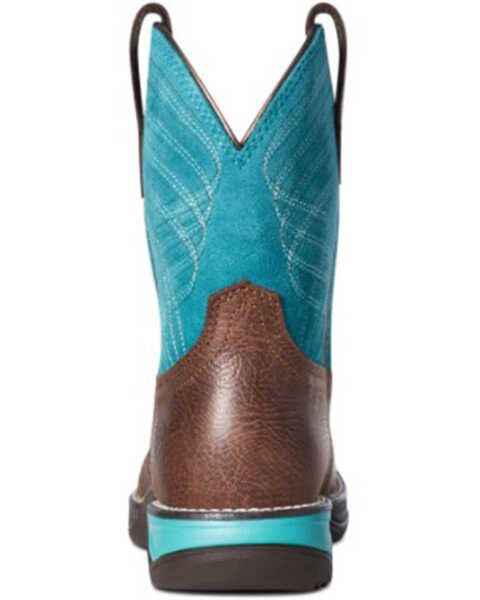Image #4 - Ariat Women's Anthem Shortie Performance Western Boots - Square Toe, Brown, hi-res