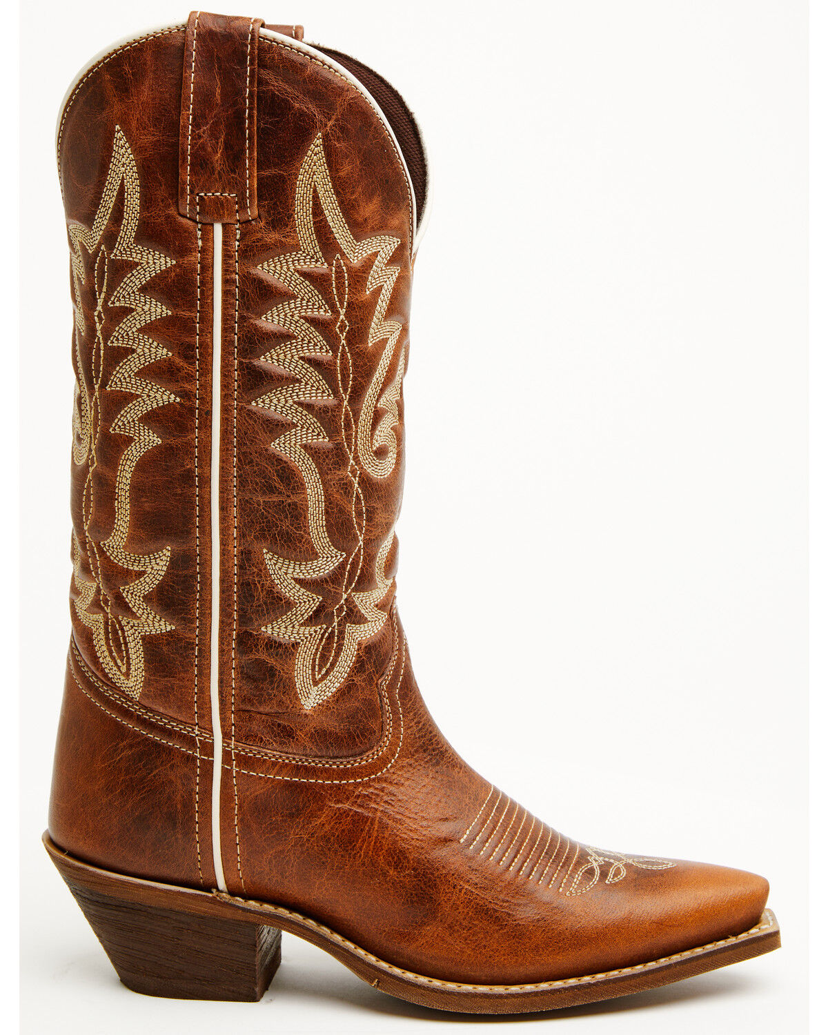 Image #2 - Laredo Women's Carly Western Boots - Snip Toe, Honey, hi-res