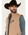 Image #2 - RANK 45&reg; Men's Ralington Softshell Vest - Big, Khaki, hi-res