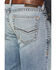 Image #4 - Ariat Men's M7 Cade Tustin Light Wash Slim Straight Stretch Denim Jeans, Light Wash, hi-res