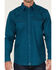 Image #3 - Cody James Men's FR Geo Print Long Sleeve Snap Work Shirt , Blue, hi-res