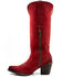 Image #3 - Dan Post Women's Rebeca Western Tall Boot - Snip Toe, Red, hi-res