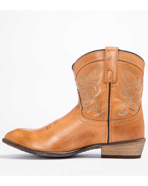 Image #2 - Dingo Women's Willie Short Western Boots - Round Toe, Tan, hi-res