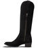 Image #3 - Lane Women's Plain Jane Suede Tall Western Boots - Round Toe, Black, hi-res