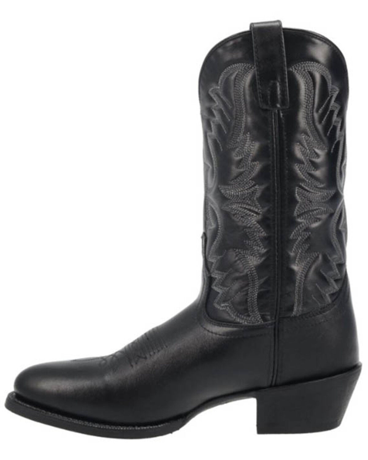 Image #5 - Laredo Men's Birchwood Western Boots - Round Toe, Black, hi-res