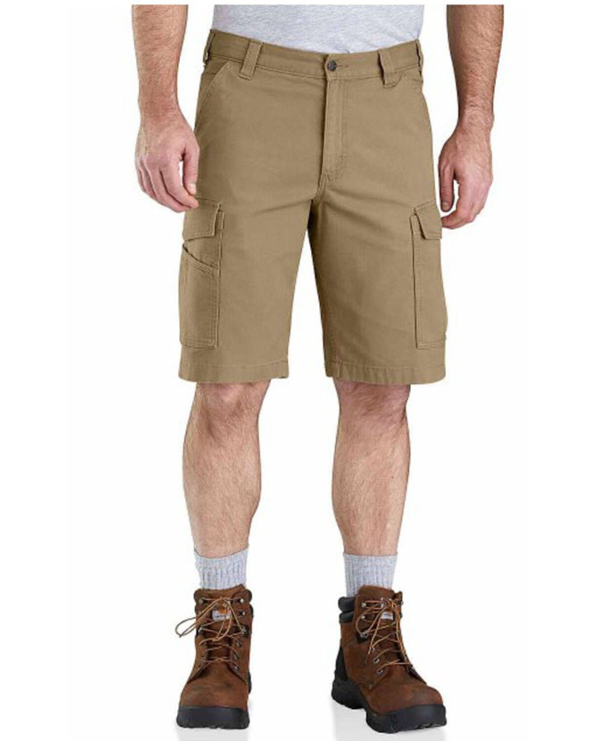 Carhartt Men's Rugged Flex&reg; Rigby Work Cargo Shorts, Beige/khaki, hi-res