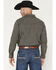 Image #4 - Gibson Trading Co Men's Da Club Floral Striped Long Sleeve Snap Western Shirt, Black, hi-res