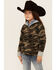 Ampersand Avenue Girls' Multi Camo Print 1/4 Zip Pullover , Multi, hi-res