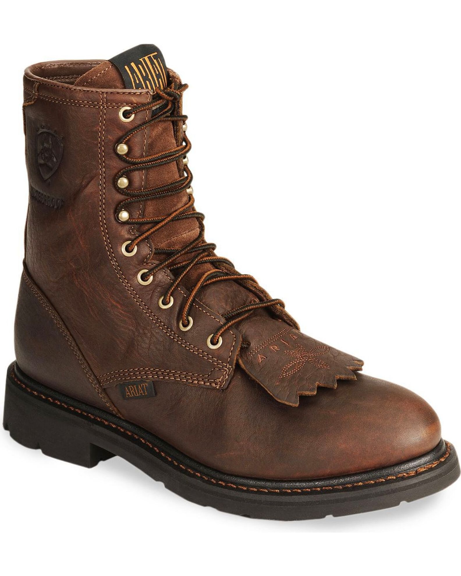 Ariat lace on sale up work boots