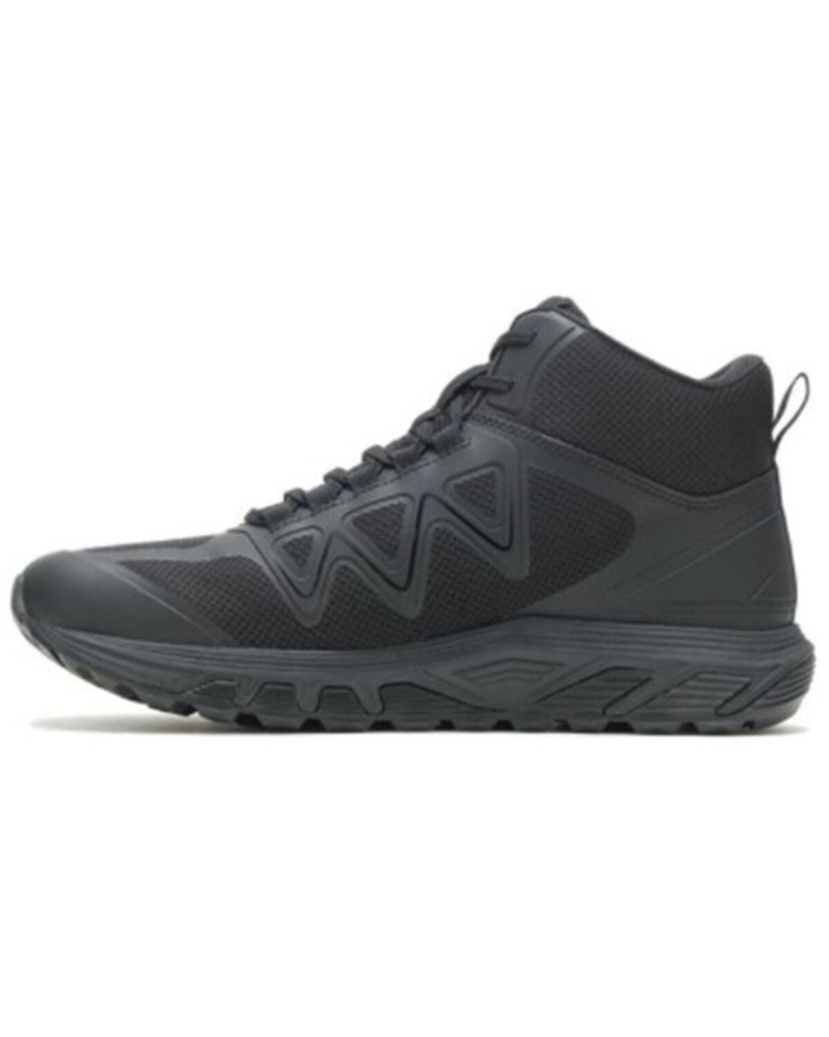 Image #3 - Bates Women's Rush Shield Mid DryGuard Waterproof Lace-Up Work Shoe, Black, hi-res