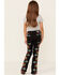 Image #4 - Ranch Dress'n Girls' High Rise Arizona Flare Jeans, Black, hi-res