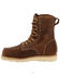Image #3 - Georgia Boot Men's 8" Waterproof Wedge USA Lace-Up Boots - Moc Toe, Brown, hi-res