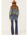 Image #1 - Wrangler Retro Women's Mae Flare Mid Rise Faith Denim Jeans, , hi-res