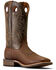 Image #1 - Ariat Men's HIghland Toughstock Performance Western Boots - Broad Square Toe, Brown, hi-res