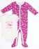 Shyanne Infant Girls' Pink Giddy Up Knit Onesie Set , Fuscia, hi-res