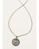 Shyanne Women's Midnight Sky Pendant With Turquoise Stone Set, Silver, hi-res