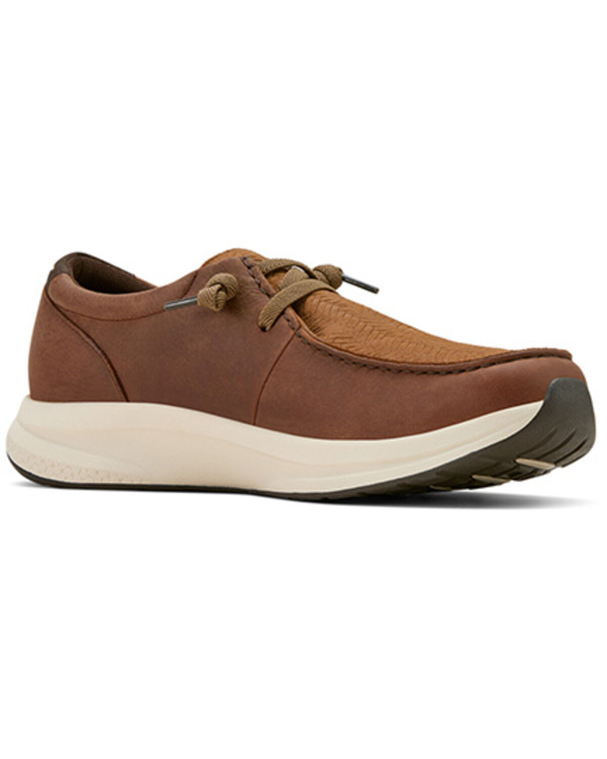 Image #1 - Ariat Men's Buckeye Waterproof Casual Shoes - Moc Toe, Brown, hi-res