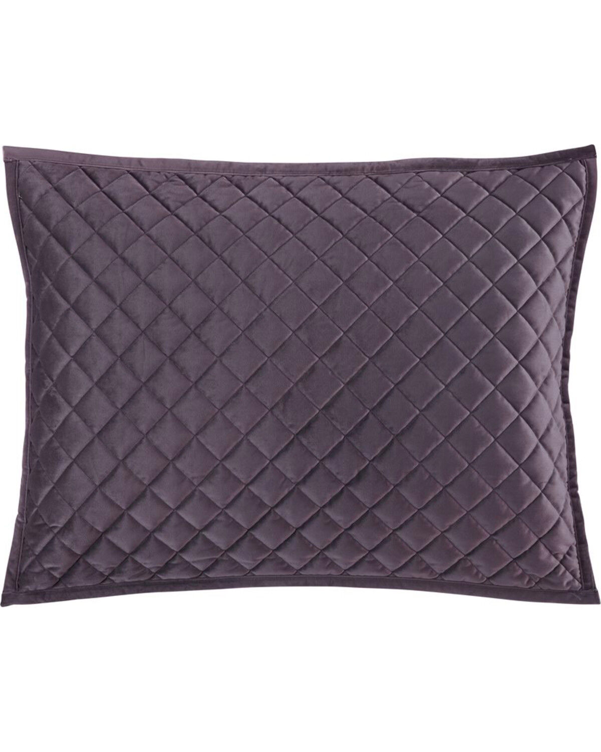 Image #1 - HiEnd Accents King Amethyst Diamond Quilted Shams, Purple, hi-res