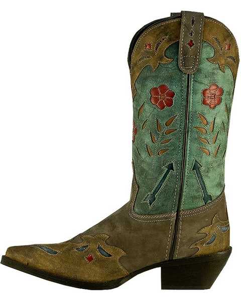 Image #3 - Laredo Women's Miss Kate Western Boots - Snip Toe, Brown, hi-res