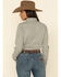 Image #7 - Wrangler Women's Solid Long Sleeve Snap Denim Shirt, Grey, hi-res