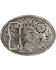 Cody James Boys' Dual-Tone Horse Belt Buckle, Multi, hi-res