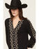 Image #2 - Idyllwind Women's Devonshire Embroidered Blouse, Black, hi-res