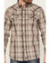 Image #3 - Moonshine Spirit&reg; Men's Load Plaid Print Long Sleeve Snap Western Shirt, Tan, hi-res