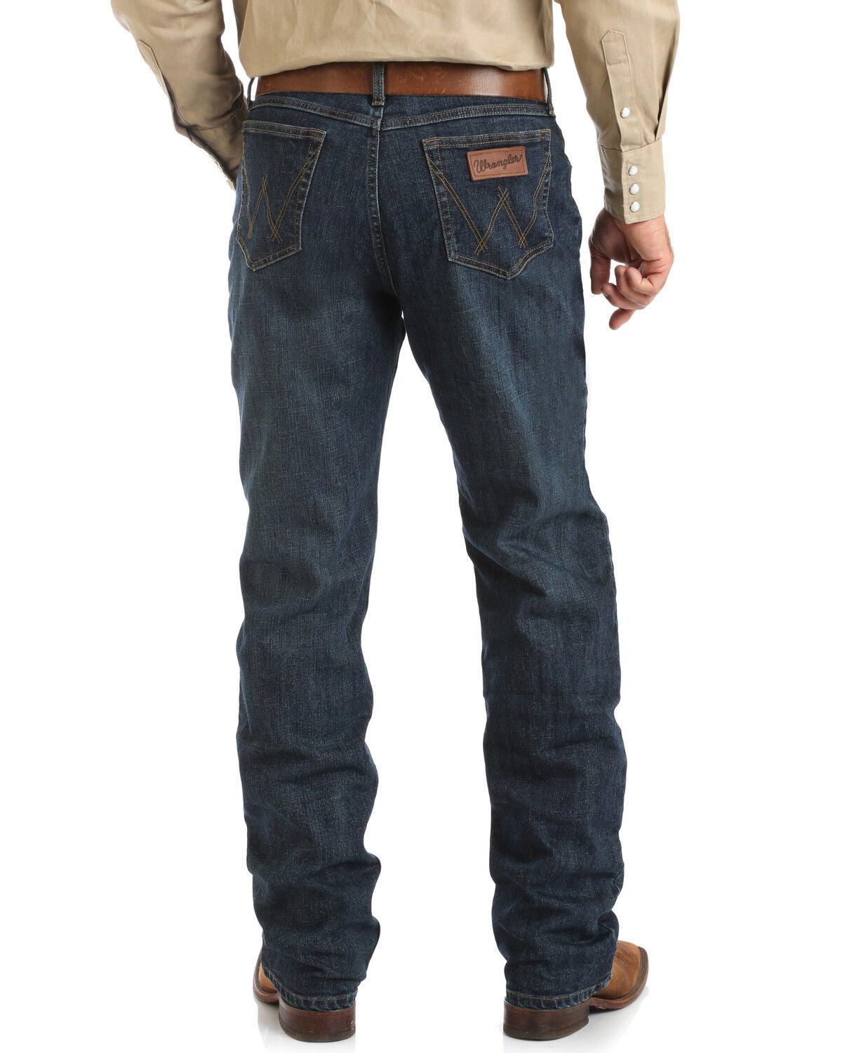 Image #1 - Wrangler 20X Men's Thundercloud Competition Stretch Relaxed Bootcut Jeans, Blue, hi-res