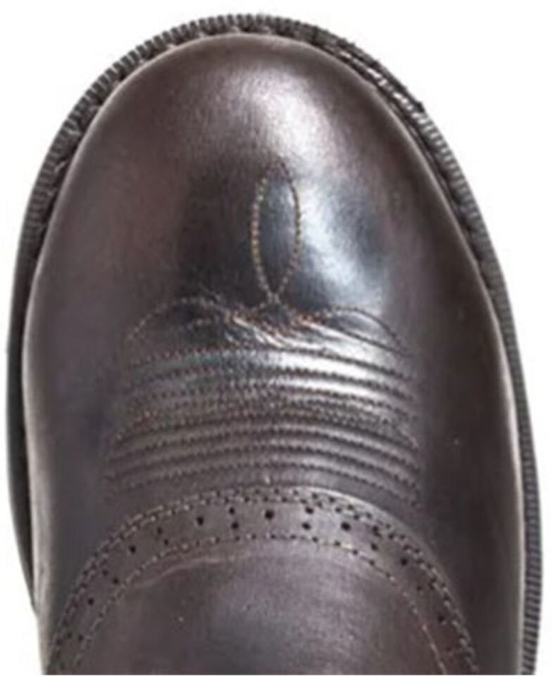Justin Men's Superintendent Western Work Boots - Steel Toe, Brown, hi-res