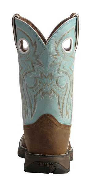 Image #8 - Durango Women's Saddle Western Boots - Broad Square Toe, Bay Apache, hi-res