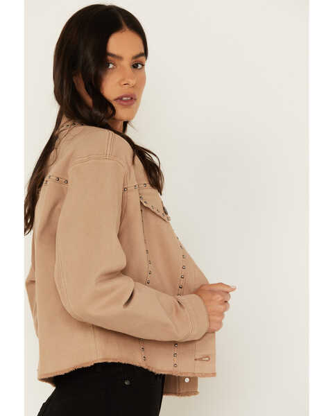 Image #2 - Idyllwind Women's Studded Cropped Jacket, Tan, hi-res