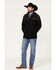 Image #2 - Moonshine Spirit Men's Midnight Camo Color-Blocked Zip-Front Hooded Pullover, Camouflage, hi-res
