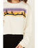 Cut & Paste Women's Desert Dreamer Graphic Cropped Long Sleeve Top , Cream, hi-res