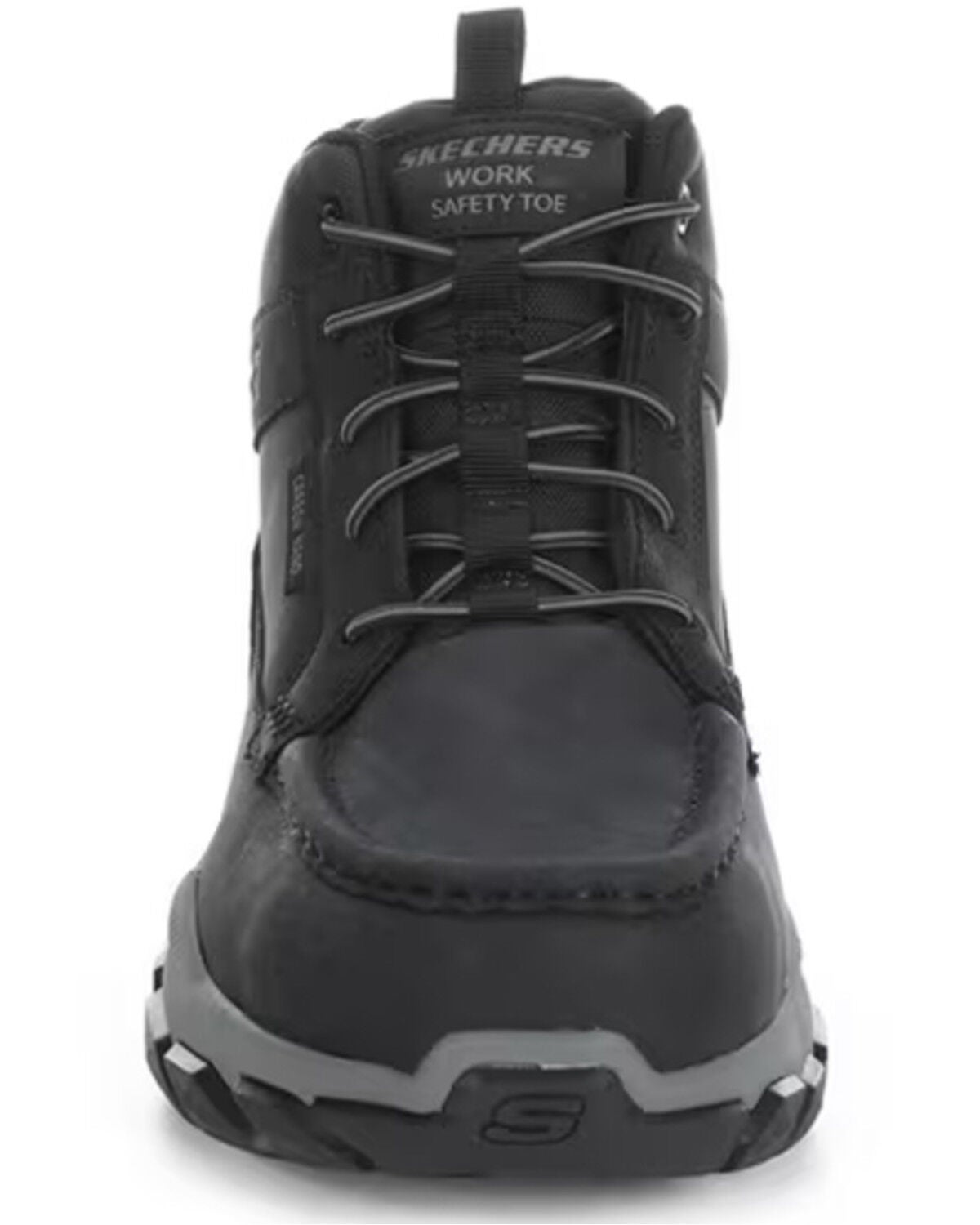Image #4 - Skechers Men's Santoro Slip-ins&reg; Moc Work Shoes - Nano Composite Toe, Black, hi-res