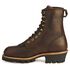 Chippewa Men's Waterproof Insulated 8" Logger Boots - Steel Toe, Briar, hi-res
