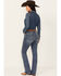Image #3 - Shyanne Women's Shay Mid Rise Bootcut Stretch Denim Riding Jeans, Medium Wash, hi-res